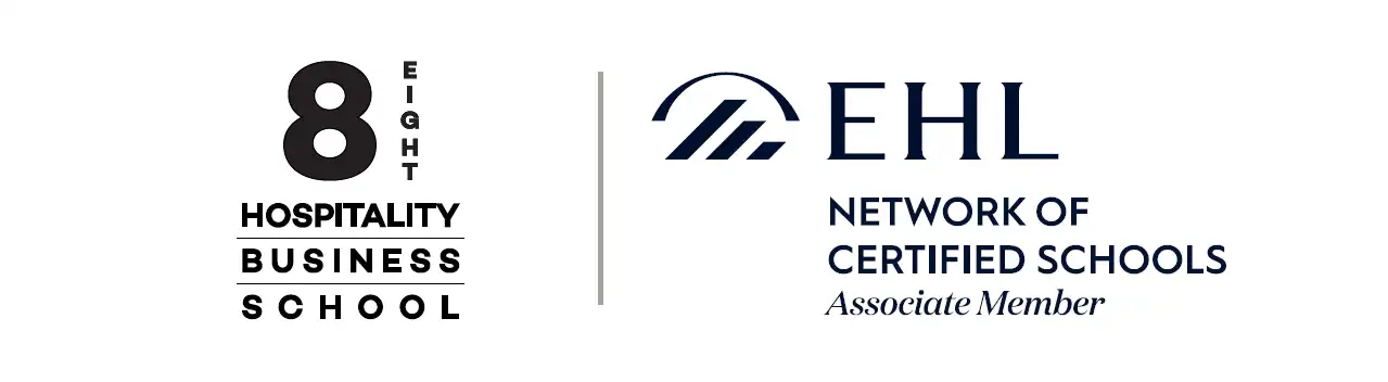 Partenariat EIGHT Hospitality Business School et EHL Network of Certified Schools Logo EIGHT Hospitality Business School – Membre associé EHL Network of Certified Schools
